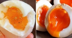 Trứng luộc mấy phút thì chín lòng đào?