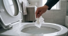 Tại sao trước khi đi vệ sinh, nên bỏ một tờ giấy vào bồn cầu?