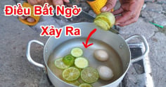 Lợi ích của việc thả vài lát chanh vào nồi luộc trứng