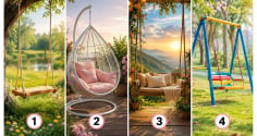 Chọn 1 chiếc xích đu bạn muốn ngồi nhất để xem vận khí của bạn đang có xu hướng ra sao
