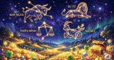 4 cung hoàng đạo may mắn nhất cuối tuần 18 - 19/7: Tài lộc gõ cửa, cơ hội tốt không phải ai cũng gặp