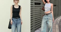 Áo ba lỗ và quần ống rộng: Công thức mặc đẹp vừa tôn dáng vừa thời thượng cho mùa hè