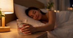Có nên uống nước trước khi đi ngủ?