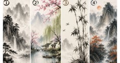 Chọn 1 bức tranh thủy mặc, khám phá tính cách nổi bật của bạn