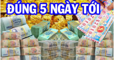 5 ngày tới: 3 con giáp Trúng Số liên tiếp đếm tiền mỏi tay