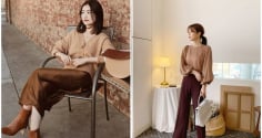 Quần ống suông màu nâu – Món đồ giúp phong cách thanh lịch và sang trọng mà không bao giờ lỗi mốt
