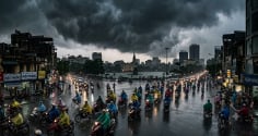 Thời tiết hôm nay 4/8: Bắc Bộ mưa lớn, Hà Nội có mưa rào và dông, Nam Bộ ngày nắng