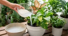 Có phải mọi loại cây đều thích được tưới nước vo gạo?