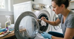 Máy giặt tưởng sạch nhưng lại đầy cặn bẩn: Bao lâu nên vệ sinh một lần?