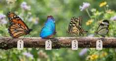 Trắc nghiệm: Hãy chọn 1 chú bướm bạn thấy ấn tượng nhất