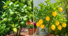Trồng chanh trong chậu nên chọn chanh quả xanh hay chanh vàng Mỹ?