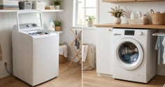 Nên chọn máy giặt cửa trước hay máy giặt cửa trên?