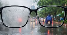 Mẹo chống mờ kính mắt ngày mưa gió: Làm đúng cách, nhìn rõ hơn khi ra đường