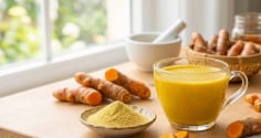 Cách uống tinh bột nghệ giúp da sáng đẹp, hồng hào, chống lão hóa