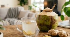 Tác dụng của nước dừa gừng đối với sức khỏe