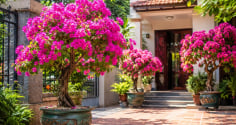 Vị trí tốt nhất trồng chậu hoa giấy để vừa đẹp vừa tốt phong thủy