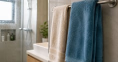 Vì sao không nên để khăn mặt, khăn tắm sau khi dùng trong nhà tắm?