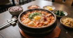 Cách nấu canh đậu phụ kim chi ngon