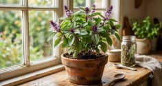 Vì sao nên trồng chậu húng quế trong nhà? Những lợi ích nhỏ nhưng đáng giá