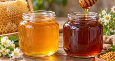 Mật ong từ vàng hổ phách chuyển sang nâu sậm: Có phải đã mất chất, còn dùng được không?