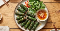 Cách rán chả lá lốt thơm nức, vỏ xanh mướt