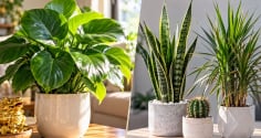 Vì sao phong thủy nói cây lá to tròn hút lộc hơn cây lá kim, nhọn, nhỏ?