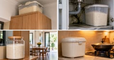 4 vị trí không nên đặt thùng gạo
