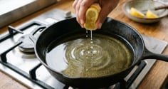 Chỉ vài giọt chanh vào chảo dầu, nhiều người bất ngờ với kết quả nhận được