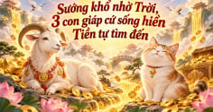 4 con giáp cứ sống hiền chẳng lo nghèo khó