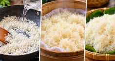 Cách nấu xôi nếp không cần ngâm gạo, cực dẻo mọng nhờ cách làm mới này