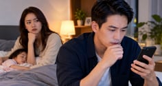 7 dấu hiệu đàn ông có thể đang ngoại tình dù vẫn quan tâm vợ con