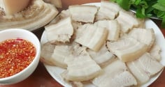 Cách luộc thịt lợn trắng hồng, mềm ngọt