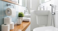 Sau khi đi vệ sinh, nên dùng giấy hay dùng vòi xịt?