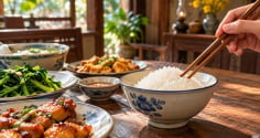 Vì sao người xưa kiêng gõ thìa đũa vào bát khi ăn cơm?