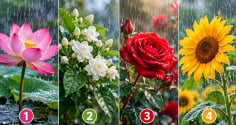 Bạn ấn tượng với hình ảnh bông hoa nào?