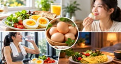 Thời điểm vàng ăn trứng giúp hỗ trợ giảm cân, ăn đúng lúc no lâu, hạn chế thèm ăn