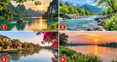 Chọn 1 dòng sông bạn thấy bình yên nhất