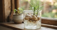 2 mệnh trồng gừng thủy sinh may mắn: Cây càng xanh người càng giàu có