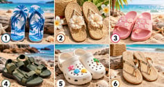 Chọn 1 đôi dép bạn dùng để đi biển, để xem bạn trong mắt người khác ra sao