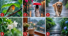 Chọn hình ảnh trong mưa khiến bạn chú ý