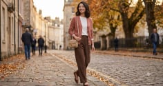 Màu hồng phối với 4 gam màu này: Bí quyết mặc đẹp, sang trọng mà không sợ sến mùa thu đông