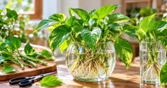 Cách trồng trầu bà thủy sinh xanh tươi quanh năm, rễ khỏe lá đẹp