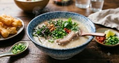 Cách nấu cháo sườn non ngon