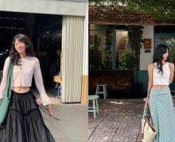 Mix chân váy maxi theo 4 cách cơ bản này bạn sẽ ghi điểm sành điệu tuyệt đối