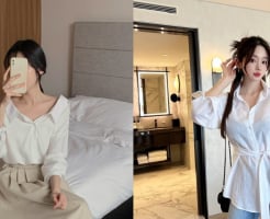 4 kiểu áo sơ mi điệu đà tôn dáng giúp nàng nổi bật hơn