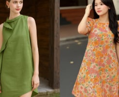 Thả dáng nhẹ nhàng ngày nắng cùng váy suông mát nhẹ: Bí quyết mặc đẹp cho nàng bận rộn