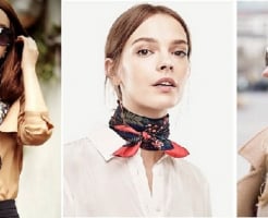 Mẹo biến hóa với khăn lụa để nàng cộng điểm sành điệu