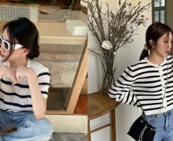 3 kiểu áo kẻ vừa sành điệu vừa nổi bật nàng đừng bỏ qua Thu này