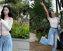 Tham khảo các mỹ nhân Việt 10 công thức diện quần jeans mùa thu sau đây: