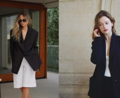 Học lỏm 6  công thức mix blazer sang xịn mịn từ gái Pháp
